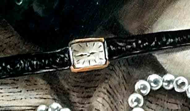 Gold Omega Ultra-Thin wristwatch gifted to JFK by Grant Stockdale, 1960